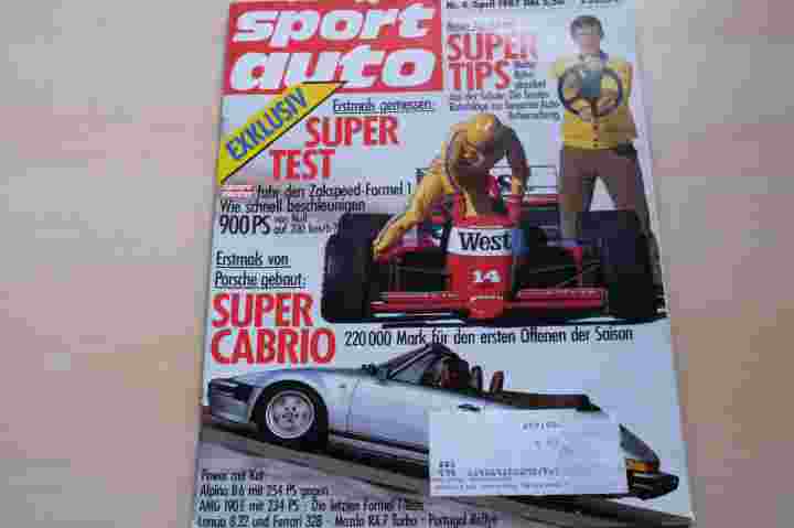 Deckblatt Sport Auto (04/1987)